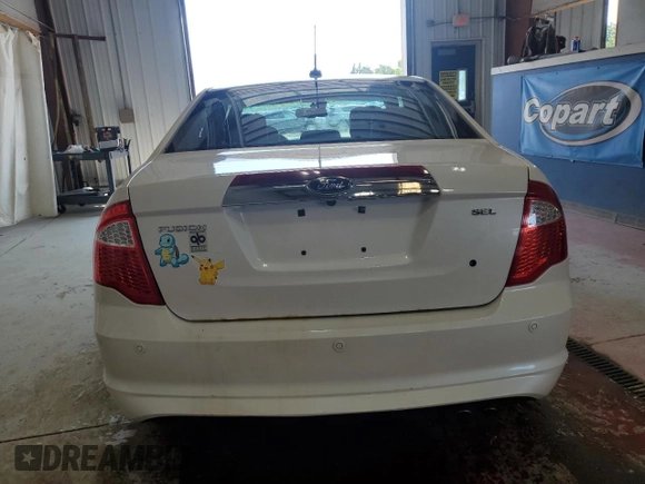 2012 Ford Fusion SEL с VIN 3FAHP0JA6CR374144, выставлен на аукционе Copart как лот 59287085 с пробегом Не указан миль и Списание • Salvage title. История ставок и продаж доступна на DreamBid. Изображение 6.