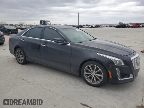 2019 Cadillac CTS Sedan Luxury RWD with VIN 1G6AR5SS1K0124404, listed as a Copart auction lot 86303764 with 187,388 mi miles and Salvage Title. Bid and sale history available at carsss.com. Image 4.
