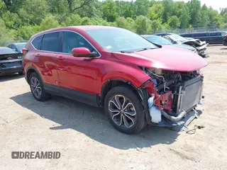 2022 Honda CR-V EX-L with VIN 2HKRW2H87NH656833, listed as a IAAI auction lot 42482299 with 49,345 mi miles and . Bid and sale history available at DreamBid. Image 1.