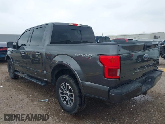 2020 Ford F-150 XL with VIN 1FTEW1E43LFC40926, listed as a IAAI auction lot 41900675 with 80,584 mi miles. Bid and sale history available at carsss.com. Image 3.