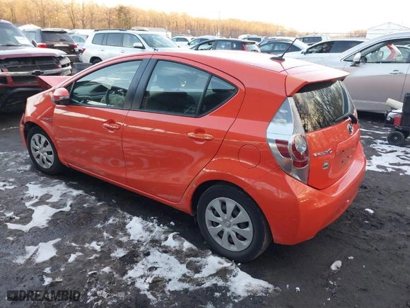 2012 Toyota Prius c One with VIN JTDKDTB30C1017112, listed as a IAAI auction lot 41305496 with 175,130 mi miles. Bid and sale history available at carsss.com. Image 3.