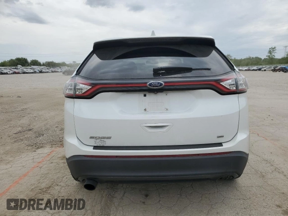 2015 Ford Edge SE with VIN 2FMTK4G81FBB74592, listed as a Copart auction lot 56417845 with 113,084 mi miles and Salvage title. Bid and sale history available at DreamBid. Image 6.