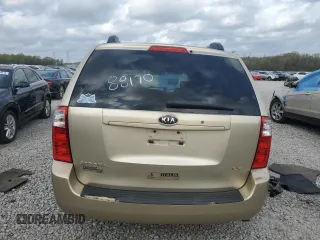 2008 Kia Sedona LX with VIN KNDMB233086221992, listed as a Copart auction lot 51444395 with 126,480 mi miles and Salvage Title. Bid and sale history available at carsss.com. Image 6.