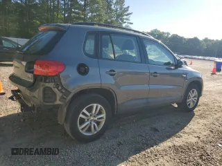 2016 Volkswagen Tiguan SE with VIN WVGBV7AX2GW524185, listed as a Copart auction lot 57615065 with 92,050 mi miles and Salvage title. Bid and sale history available at DreamBid. Image 3.