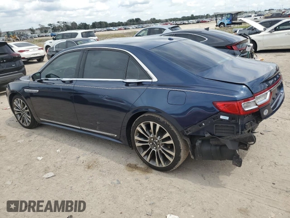 2017 Lincoln Continental Reserve with VIN 1LN6L9RP6H5605463, listed as a Copart auction lot 70968694 with 59,272 mi miles and Salvage Title. Bid and sale history available at carsss.com. Image 2.