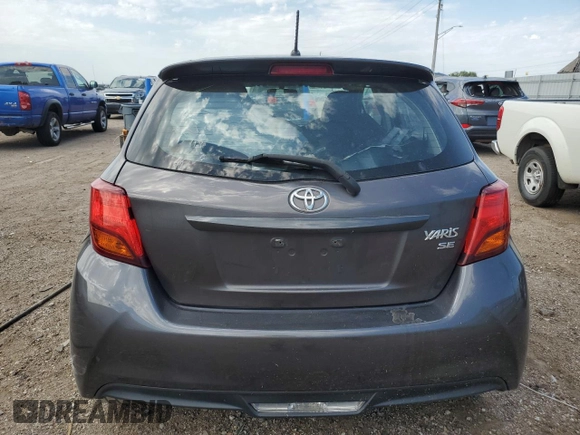 2015 Toyota Yaris L with VIN VNKKTUD36FA054117, listed as a Copart auction lot 65542094 with 66,117 mi miles and Salvage Title. Bid and sale history available at carsss.com. Image 6.