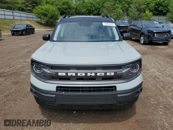 2021 Ford Bronco Sport Big Bend with VIN 3FMCR9B68MRA76222, listed as a Copart auction lot 59886425 with 41,311 mi miles and Clean title. Bid and sale history available at DreamBid. Image 5.