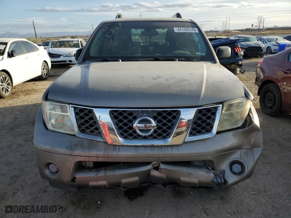 2007 Nissan Pathfinder S with VIN 5N1AR18U27C642148, listed as a Copart auction lot 44166535 with 208,869 mi miles and Salvage Title. Bid and sale history available at carsss.com. Image 5.