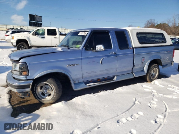 1996 Ford F-150 with VIN 1FTEX15H1TKA36441, listed as a Copart auction lot 41591545 with 180,194 mi miles and Salvage Title. Bid and sale history available at carsss.com. Image 1.