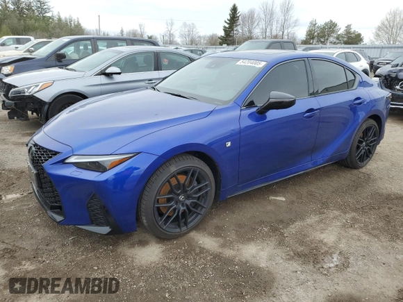 2024 Lexus IS 350 F Sport with VIN JTHGZ1E24R5035224, listed as a Copart auction lot 54204005 with 11,974 mi miles and Non repairable. Bid and sale history available at DreamBid. Image 1.