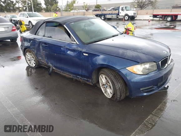 2010 BMW 1 Series 128i with VIN WBAUL7C58AVJ77695, listed as a IAAI auction lot 41938031 with Not provided miles and . Bid and sale history available at DreamBid. Image 1.