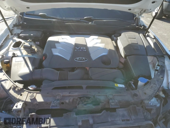 2017 Kia K900 Luxury with VIN KNALW4D40H6036115, listed as a Copart auction lot 46630905 with 85,964 mi miles and Salvage title. Bid and sale history available at DreamBid. Image 12.