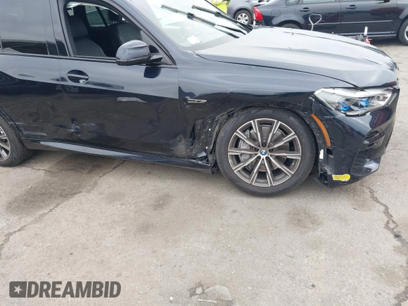 2022 BMW X5 xDrive45e with VIN 5UXTA6C08N9L09645, listed as a IAAI auction lot 41454157 with 31,149 mi miles. Bid and sale history available at carsss.com. Image 6.