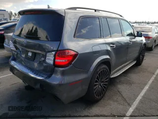 2018 Mercedes-Benz GLS 63 AMG with VIN 4JGDF7FE1JB107037, listed as a Copart auction lot 73127952 with 22,605 mi miles and . Bid and sale history available at DreamBid. Image 3.