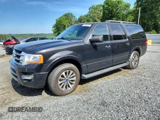 2015 Ford Expedition Max XLT z VIN 1FMJK1JT9FEF15535, wystawiony jako Copart lot #61088915 z przebiegiem 136 807 mil mil oraz Szkoda całkowita • Salvage title. Historia ofert i sprzedaży dostępna na DreamBid. Obrazek 1.
