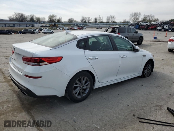 2019 Kia Optima LX with VIN 5XXGT4L33KG277956, listed as a Copart auction lot 49831305 with 28,212 mi miles and Salvage Title. Bid and sale history available at carsss.com. Image 3.