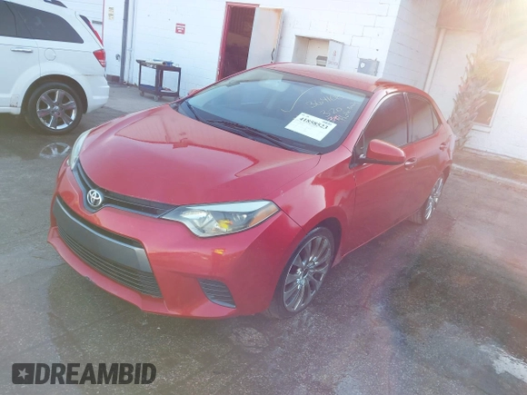 2015 Toyota Corolla L z VIN 2T1BURHE7FC364108, wystawiony jako IAAI lot #41858523 z przebiegiem 307 216 mil mil oraz . Historia ofert i sprzedaży dostępna na DreamBid. Obrazek 2.