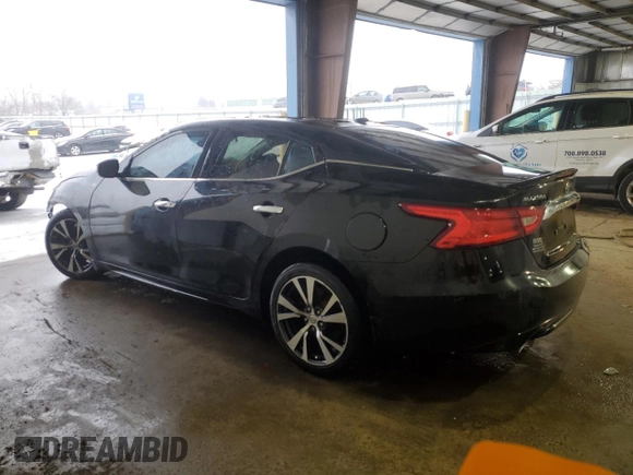 2016 Nissan Maxima SR with VIN 1N4AA6AP7GC902904, listed as a Copart auction lot 45145615 with 67,536 mi miles and Salvage title. Bid and sale history available at DreamBid. Image 2.