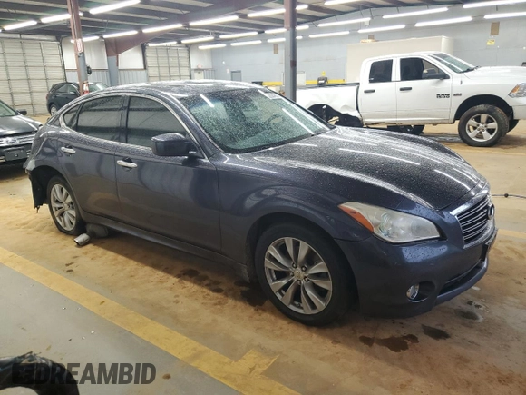 2011 Infiniti M37 with VIN JN1BY1AR9BM374335, listed as a Copart auction lot 52024915 with 204,387 mi miles and Salvage Title. Bid and sale history available at carsss.com. Image 4.