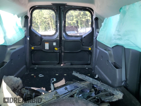 2021 Ford Transit Connect XLT with VIN NM0GS9F27M1504144, listed as a Copart auction lot 70214034 with 45,827 mi miles and Salvage title. Bid and sale history available at DreamBid. Image 10.