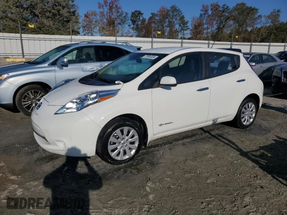 2016 Nissan LEAF S with VIN 1N4BZ0CP9GC314543, listed as a Copart auction lot 77091334 with 49,905 mi miles and Salvage Title. Bid and sale history available at carsss.com. Image 1.