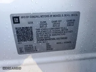 2020 Chevrolet Blazer LT with VIN 3GNKBHRS9LS579550, listed as a Copart auction lot 82816124 with 112,686 mi miles and Salvage Title. Bid and sale history available at carsss.com. Image 13.