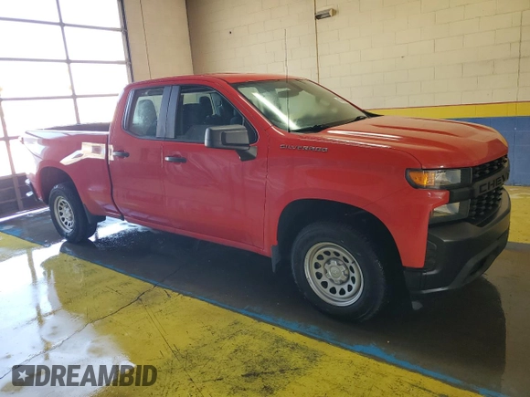 2020 Chevrolet Silverado 1500 Work Truck with VIN 1GCRWAEF1LZ180131, listed as a Copart auction lot 77187734 with 144,983 mi miles and Clean Title. Bid and sale history available at DreamBid. Image 4.