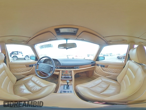 1989 Mercedes-Benz 300 with VIN WDBCA24D2KA430787, listed as a Copart auction lot 50655785 with 145,064 mi miles and Salvage Title. Bid and sale history available at DreamBid. Image 13.