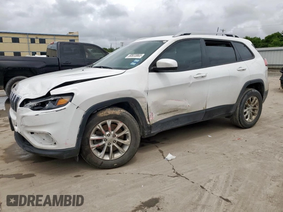 2021 Jeep Cherokee Latitude with VIN 1C4PJLCB3MD180163, listed as a Copart auction lot 60833865 with 95,259 mi miles and Salvage title. Bid and sale history available at DreamBid. Image 1.