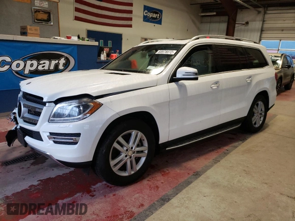 2015 Mercedes-Benz GL-Class GL 450 with VIN 4JGDF6EE6FA499103, listed as a Copart auction lot 68978072 with 0 mi miles. Bid and sale history available at carsss.com. Image 1.