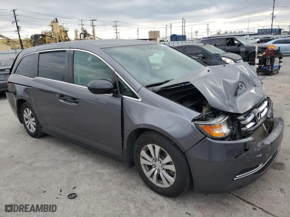 2016 Honda Odyssey LX with VIN 5FNRL5H23GB101594, listed as a Copart auction lot 50842505 with 92,727 mi miles and Salvage Title. Bid and sale history available at carsss.com. Image 4.