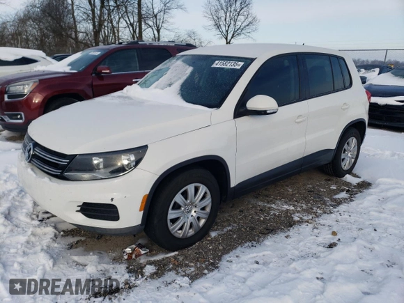 2012 Volkswagen Tiguan with VIN WVGCV7AX1CW598552, listed as a Copart auction lot 41582135 with 149,666 mi miles and Clean Title. Bid and sale history available at DreamBid. Image 1.
