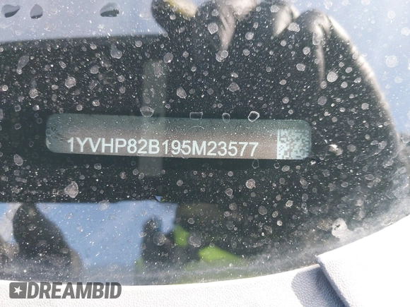 2009 Mazda 6 S Grand Touring with VIN 1YVHP82B195M23577, listed as a IAAI auction lot 41491398 with 180,512 mi miles and . Bid and sale history available at DreamBid. Image 9.