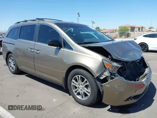2012 Honda Odyssey EX-L с VIN 5FNRL5H63CB033049, выставлен на аукционе IAAI как лот 42260501 с пробегом 165 693 миль миль и . История ставок и продаж доступна на DreamBid. Изображение 1.