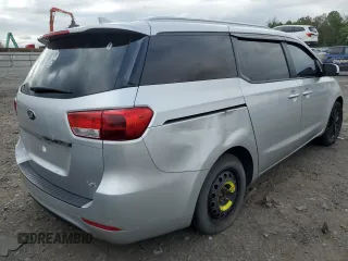 2016 Kia Sedona LX with VIN KNDMB5C12G6081894, listed as a Copart auction lot 69238454 with 127,507 mi miles and Salvage Title. Bid and sale history available at carsss.com. Image 3.