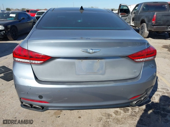 2015 Hyundai Genesis 5.0L with VIN KMHGN4JF9FU024515, listed as a IAAI auction lot 41741222 with 148,242 mi miles. Bid and sale history available at carsss.com. Image 15.