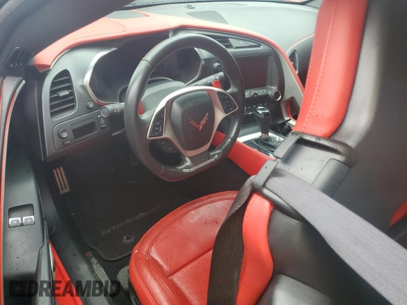 2014 Chevrolet Corvette Z51 1LT with VIN 1G1YH3D75E5127656, listed as a Copart auction lot 75169584 with 0 mi miles and Salvage Title. Bid and sale history available at carsss.com. Image 8.