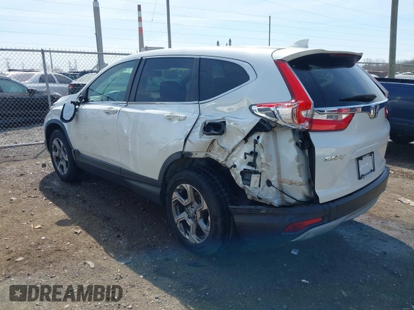 2017 Honda CR-V EX-L with VIN 5J6RW2H89HL049908, listed as a IAAI auction lot 41904797 with 89,365 mi miles and . Bid and sale history available at carsss.com. Image 3.