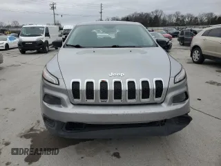 2017 Jeep Cherokee Sport with VIN 1C4PJMAS5HW632004, listed as a Copart auction lot 48033275 with 95,496 mi miles and Salvage Title. Bid and sale history available at carsss.com. Image 5.