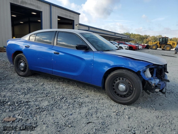 2020 Dodge Charger Police with VIN 2C3CDXKT6LH130337, listed as a Copart auction lot 83486714 with 108,938 mi miles and Salvage Title. Bid and sale history available at carsss.com. Image 4.