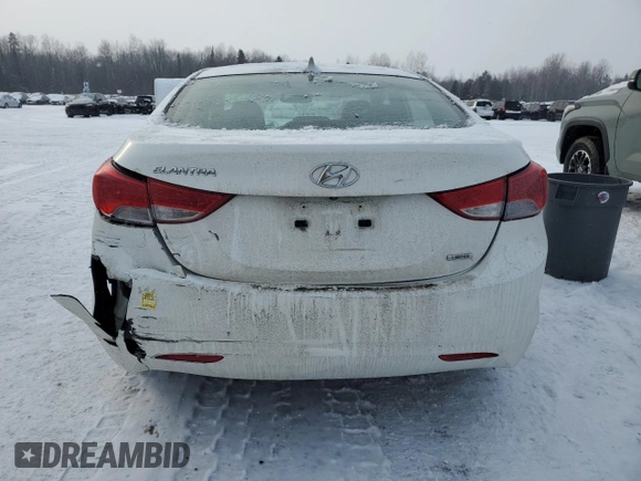 2011 Hyundai Elantra GLS with VIN 5NPDH4AEXBH076004, listed as a Copart auction lot 88320375 with 151,513 mi miles and Salvage Title. Bid and sale history available at carsss.com. Image 6.