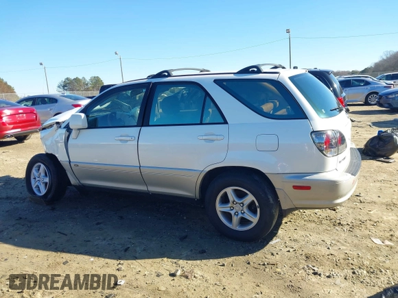 2002 Lexus RX 300 with VIN JTJGF10UX20129045, listed as a IAAI auction lot 41296991 with Not Provided miles. Bid and sale history available at carsss.com. Image 15.