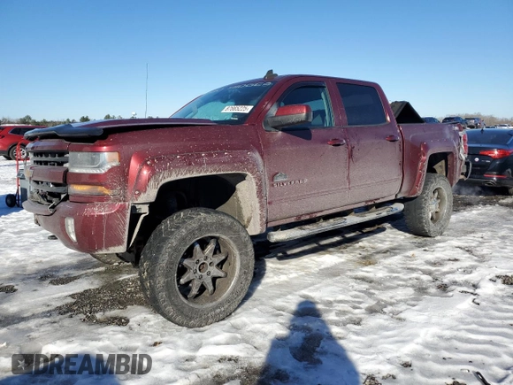 2016 Chevrolet Silverado 1500 LT with VIN 3GCUKREC9GG248787, listed as a Copart auction lot 87665225 with 170,257 mi miles and Salvage Title. Bid and sale history available at DreamBid. Image 1.