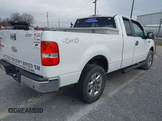 2007 Ford F-150 XLT with VIN 1FTPX14V87NA09239, listed as a IAAI auction lot 41798735 with 216,301 mi miles. Bid and sale history available at carsss.com. Image 4.
