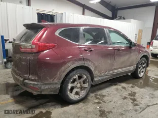 2019 Honda CR-V EX-L with VIN 2HKRW2H83KH657442, listed as a Copart auction lot 45882405 with 54,931 mi miles and Salvage Title. Bid and sale history available at carsss.com. Image 3.