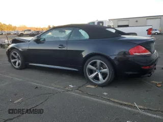2010 BMW 6 Series 650i with VIN WBAEB5C52AC226140, listed as a Copart auction lot 84452814 with 60,728 mi miles and Salvage Title. Bid and sale history available at carsss.com. Image 2.