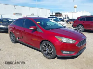 2017 Ford Focus SEL with VIN 1FADP3H26HL337731, listed as a IAAI auction lot 41801917 with 213,466 mi miles. Bid and sale history available at carsss.com. Image 1.