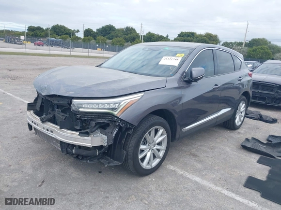 2021 Acura RDX with VIN 5J8TC1H3XML022019, listed as a IAAI auction lot 41321748 with 43,704 mi miles. Bid and sale history available at carsss.com. Image 17.
