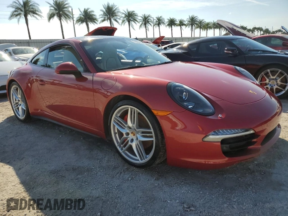 2014 Porsche 911 Carrera S with VIN WP0AB2A95ES120900, listed as a Copart auction lot 74561454 with 0 mi miles and Non Repairable. Bid and sale history available at carsss.com. Image 4.