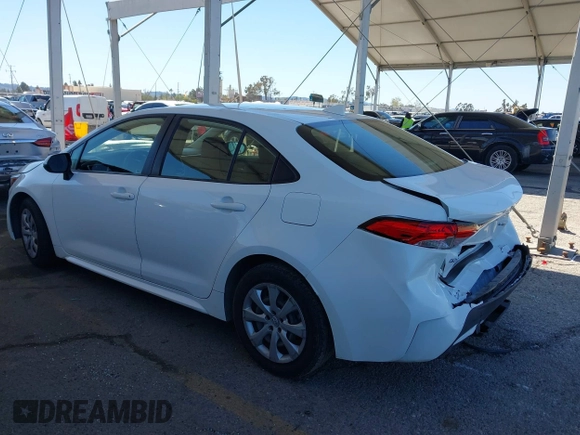 2020 Toyota Corolla LE with VIN JTDEPRAE6LJ099244, listed as a IAAI auction lot 41818840 with 80,429 mi miles and . Bid and sale history available at DreamBid. Image 3.